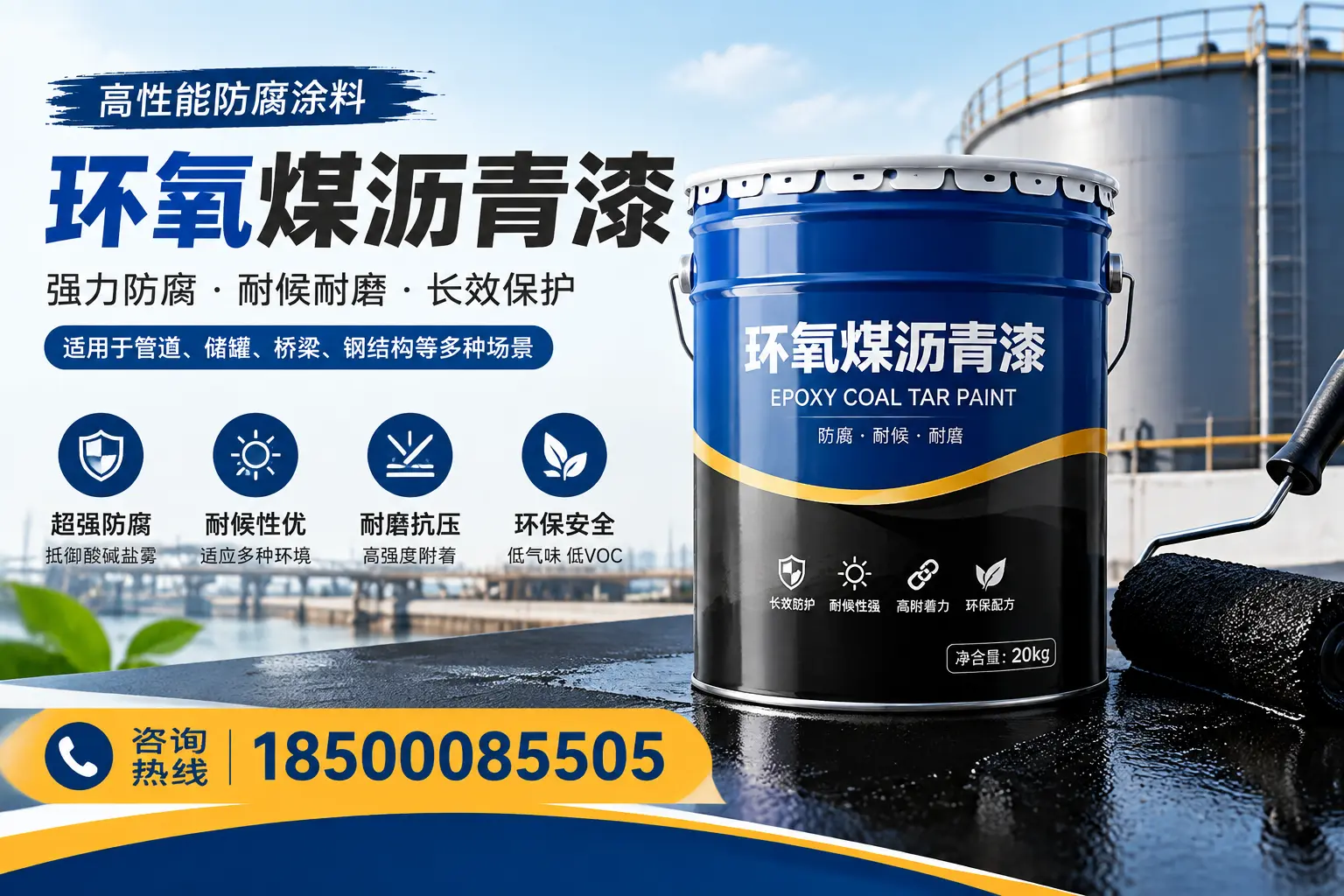环氧煤沥青漆的施工步骤详解,成都装修必备知识